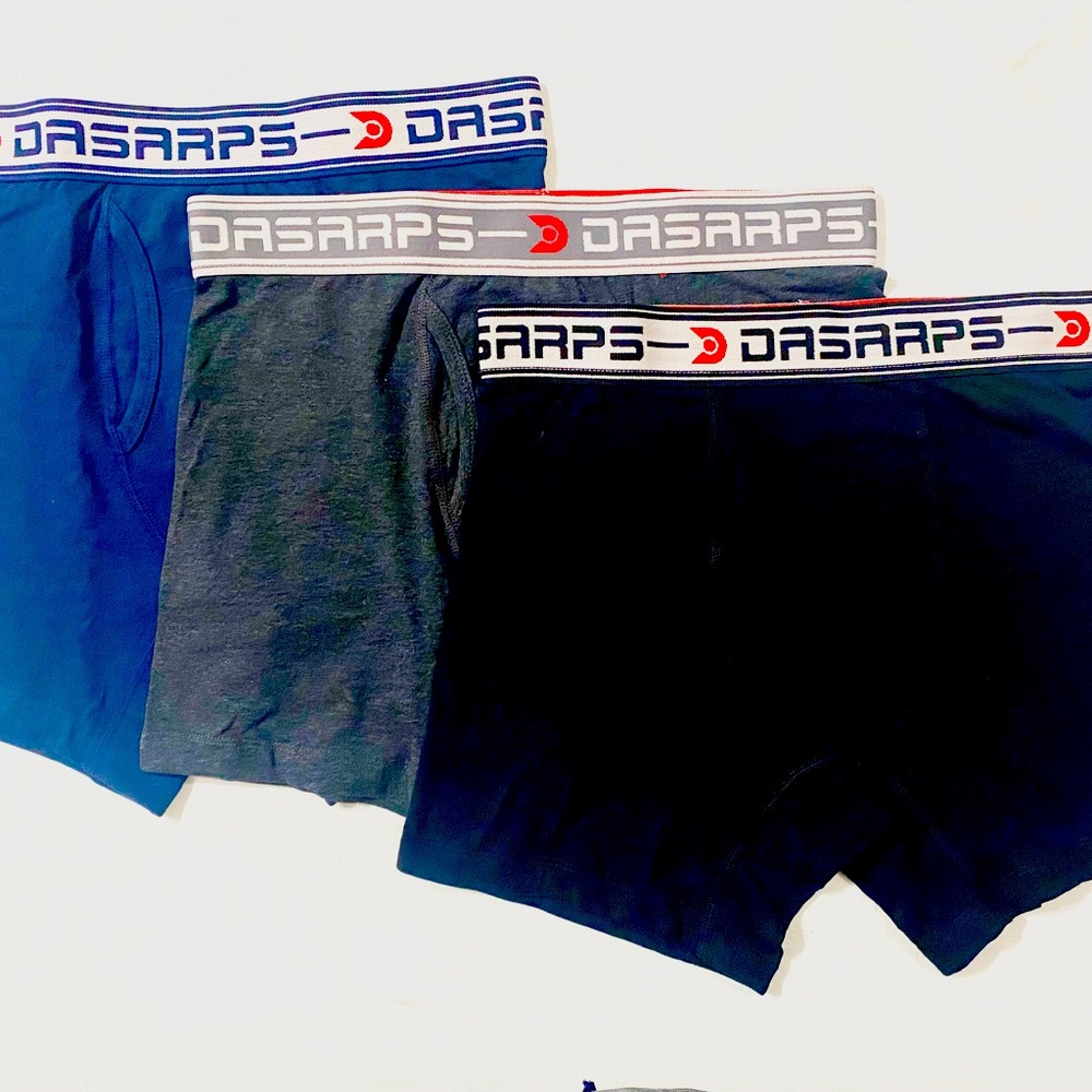 Man’s Boxer Briefs 3 pcs pack, 100% Cotton fabric.